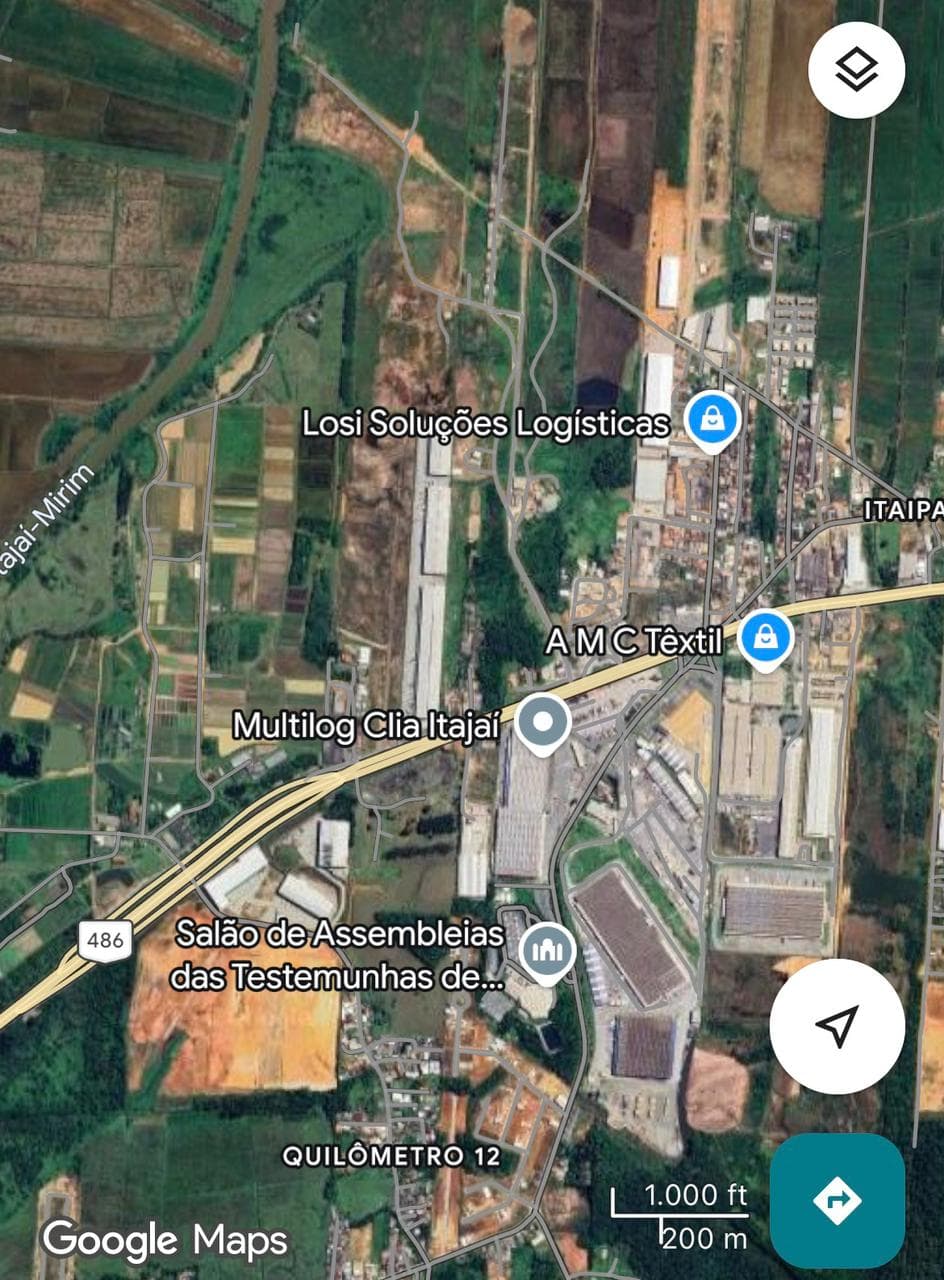 Área de Terra na Rodovia Antônio Heil em Praia Brava