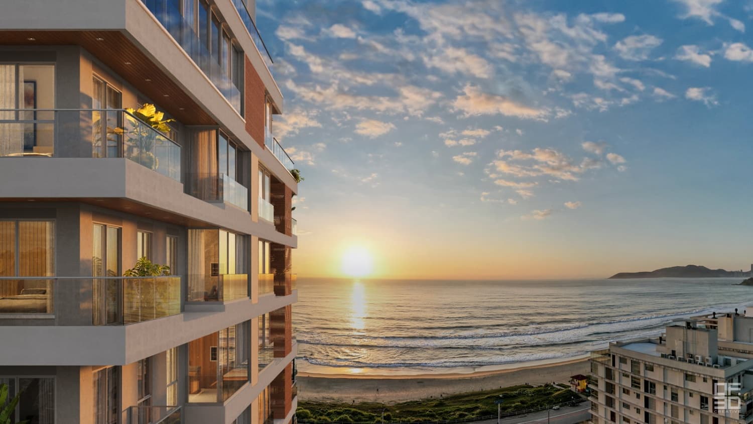 Apartamento no Edifício Brava Fascine na Praia Brava em Praia Brava