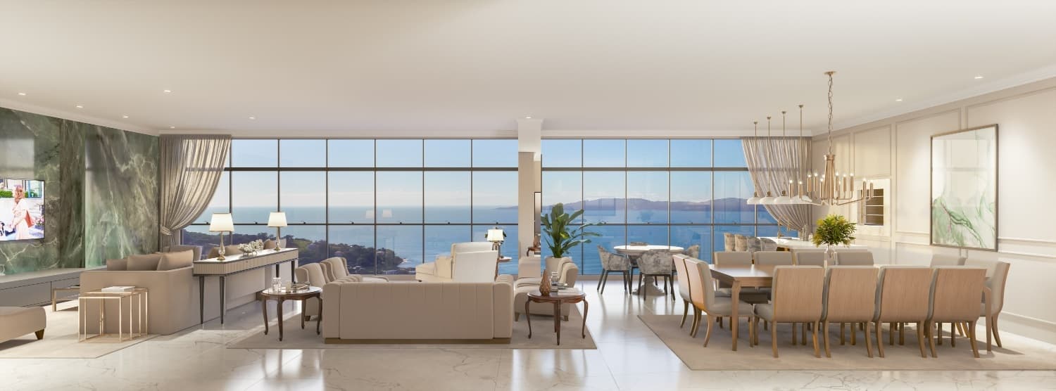 Penthouse no Ed. Montreux em Itapema