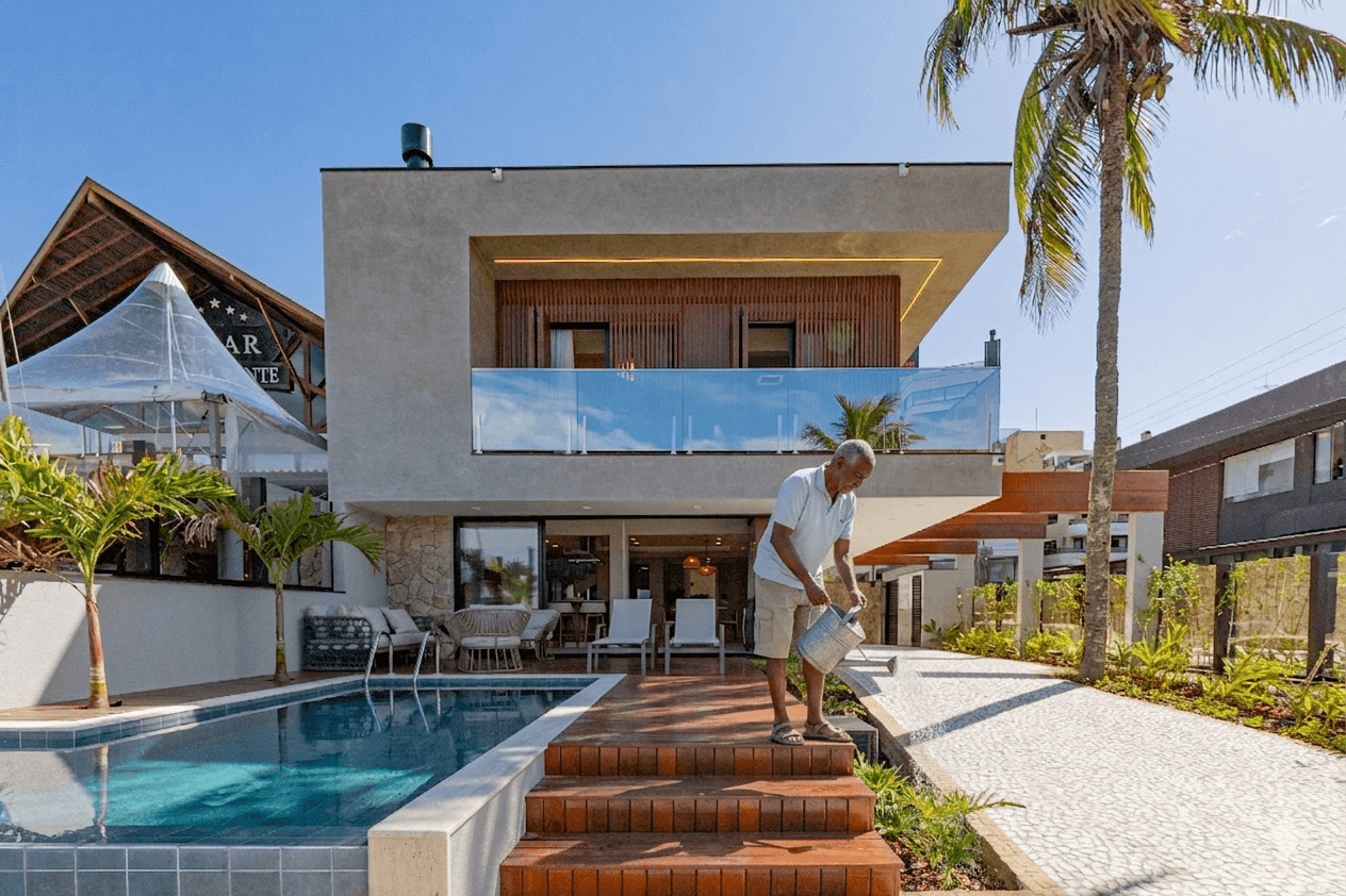 Casa de Frente para o Mar em Bombinhas
